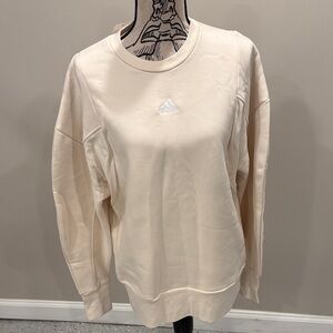 Adidas Wonder White Crewneck Sweatshirt NWT